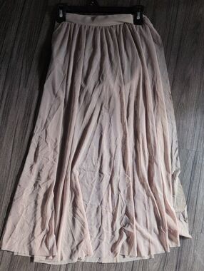 Brown Kelle Sheer Skirt